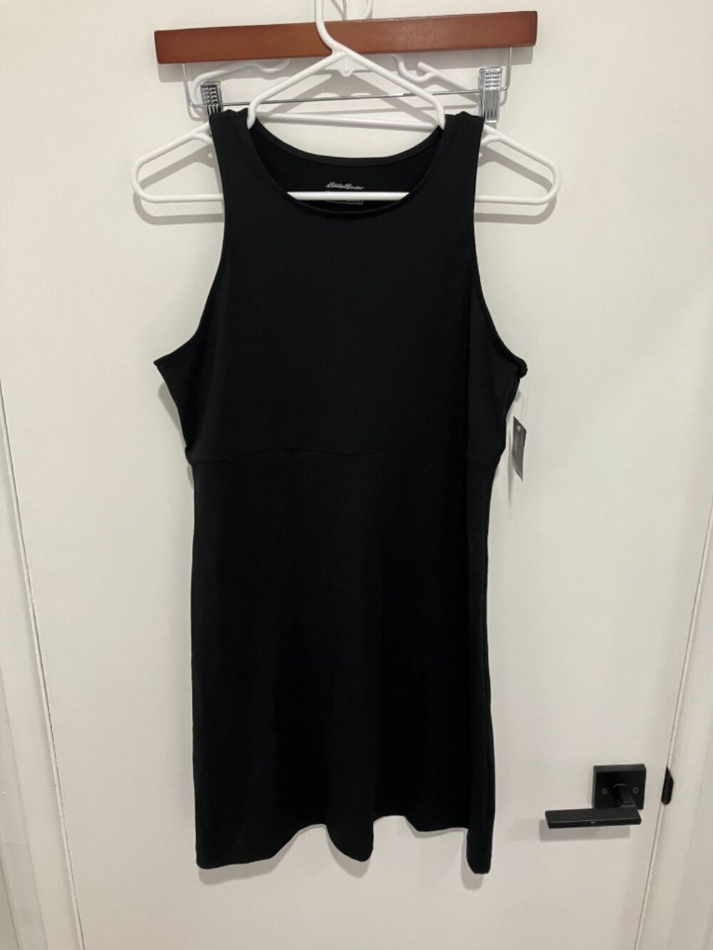 Eddie Bauer Women's Aster Sleeveless Empire Waist Dress, Black, Size Small, NWT